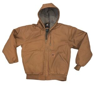Golden Elephant Tan Hooded Performance Jacket